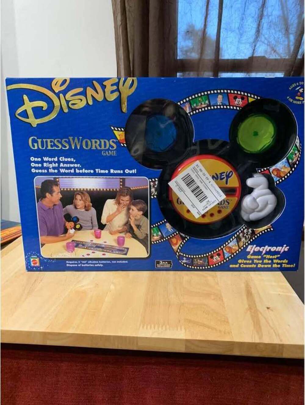 Vintage 2001 Disney Guess Words Electronic Board Game Mattel NEW Sealed NIB